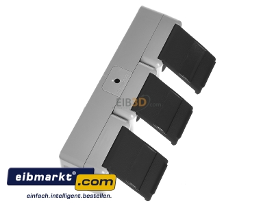 Ansicht oben links Jung 8230 NAW SCHUKO-Steckdose 3-fach 16A 250V 
