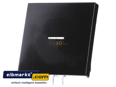 Frontansicht Jung LS 990 KO5 SW Wippe Lichtleiter ws f�r Taster 