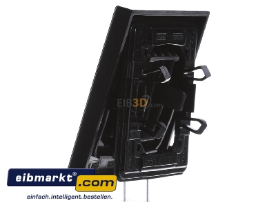 Ansicht rechts Jung LS 990 KO5 SW Wippe Lichtleiter ws f�r Taster 
