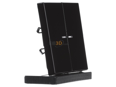 Ansicht links Jung LS 995 KO5 SW Wippe Lichtleiter sw f�r Taster 