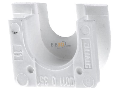 Ansicht hinten Jung 11 WW Einf�hrung AP-Kappen aws f�r Kabel/Minikanal 