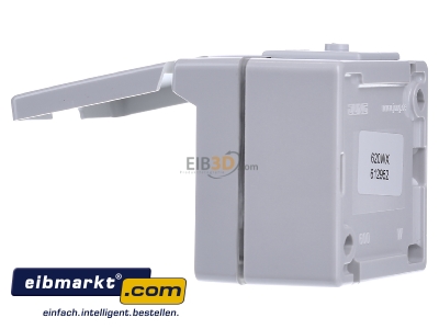 Ansicht rechts Jung 620 WX SCHUKO-Steckdose 16A 250V 