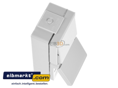 Ansicht oben links Jung 676 W SCHUKO-Steckdose 16A 250V 