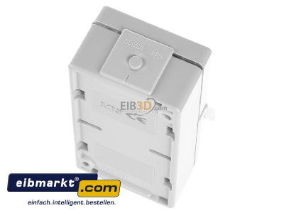 Top rear view Jung 676 W Combination switch/wall socket outlet - 
