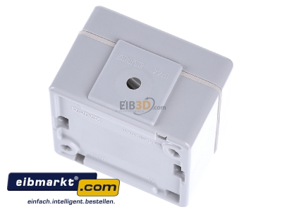 Ansicht oben hinten Jung 637-14 W Lichtsignal o.Haube E14 Gewinde 