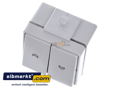 Ansicht oben vorne Jung 609 VW Jalousie-Wippschalter ws 10AX 250V Sch.1-pol. 