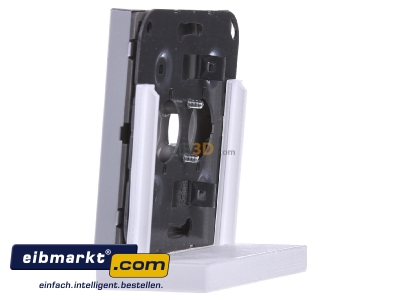 Ansicht rechts Jung AL 2962-2 Abdeckung alu f�r 2 Kleinst.Dosen 