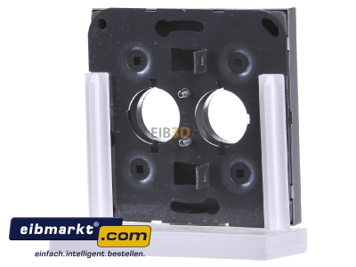 Ansicht hinten Jung AL 2962-2 Abdeckung alu f�r 2 Kleinst.Dosen 