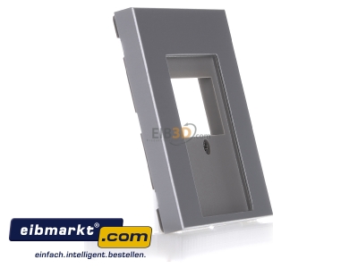 Ansicht links Jung AL 2969 T Abdeckung alu f�r TAE-Dose 