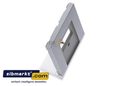 Ansicht oben links Jung AL 2969 T Abdeckung alu f�r TAE-Dose 