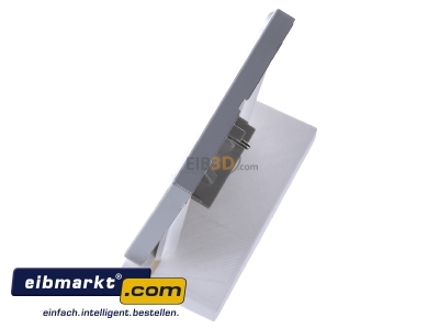 Ansicht oben rechts Jung AL 2969-1 NAUA Abdeckung Schriftfeld alu f�r IAE/UAE-Dose 