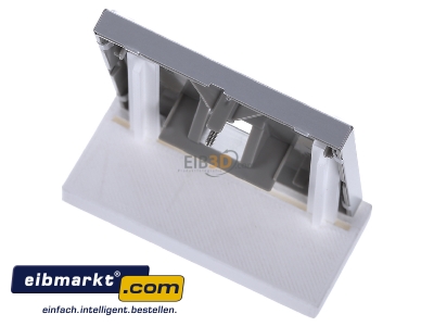Ansicht oben hinten Jung AL 2969-1 NAUA Abdeckung Schriftfeld alu f�r IAE/UAE-Dose 