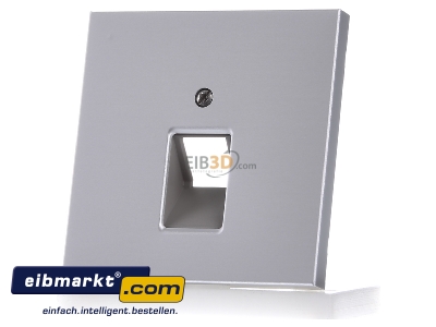 Frontansicht Jung AL 2969-1 UA Abdeckung alu f�r IAE/UAE-Dose 