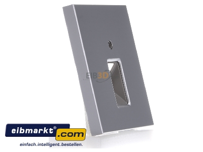 Ansicht links Jung AL 2969-1 UA Abdeckung alu f�r IAE/UAE-Dose 