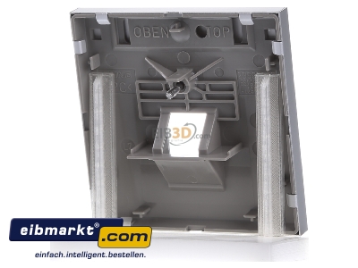 Ansicht hinten Jung AL 2969-1 UA Abdeckung alu f�r IAE/UAE-Dose 