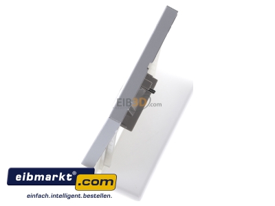 Ansicht oben rechts Jung AL 2969-1 UA Abdeckung alu f�r IAE/UAE-Dose 