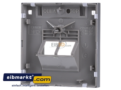 Back view Jung AL 2969-2 NAUA Plate UAE/IAE (ISDN) - 
