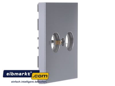 Ansicht links Jung AL 2990 TV Abdeckung alu f�r Antennendose 