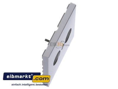 Ansicht oben links Jung AL 2990 TV Abdeckung alu f�r Antennendose 
