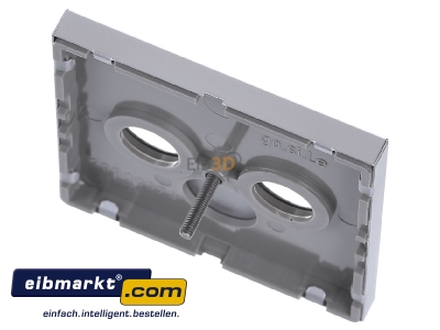 Ansicht oben hinten Jung AL 2990 TV Abdeckung alu f�r Antennendose 