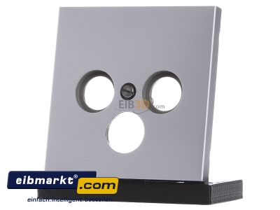 Frontansicht Jung AL 2990 SAT Abdeckung alu f�r SAT-TV-Dose 