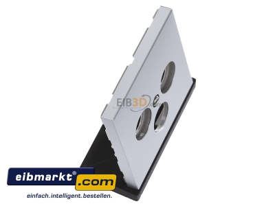 Ansicht oben links Jung AL 2990 SAT Abdeckung alu f�r SAT-TV-Dose 