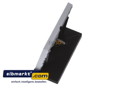 Ansicht oben rechts Jung AL 2990 SAT Abdeckung alu f�r SAT-TV-Dose 