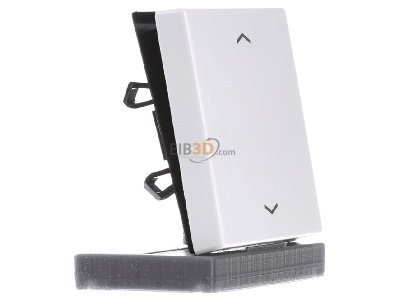 View on the left Jung A 590 P WW Cover plate for venetian blind white 
