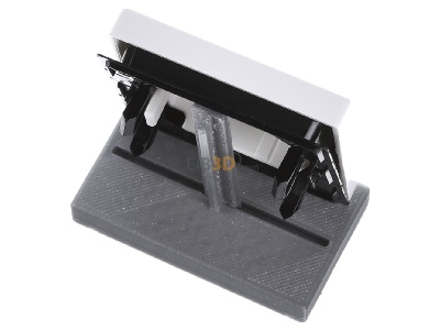 Top rear view Jung A 590 P WW Cover plate for venetian blind white 
