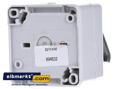 Ansicht hinten Jung 821 FKIW Steckdose 16A 250V 2-pol.u.E 