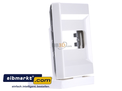Ansicht links Jung LS 994-1 WW Abdeckung aws f�r Steckverbinder 