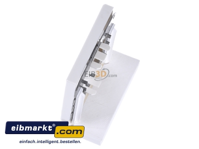 Ansicht oben rechts Jung LS 994-1 WW Abdeckung aws f�r Steckverbinder 