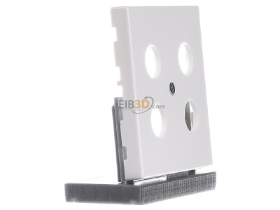 Ansicht links Jung LS 990-4 SAT1 WW Abdeckung aws f�r 4L-SAT-TV-Dose 