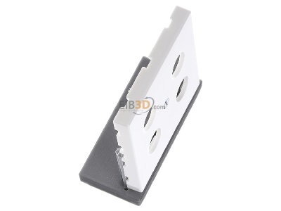 Ansicht oben links Jung LS 990-4 SAT1 WW Abdeckung aws f�r 4L-SAT-TV-Dose 