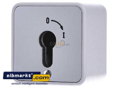 Front view Berker 4466 Two-way switch surface mounted
