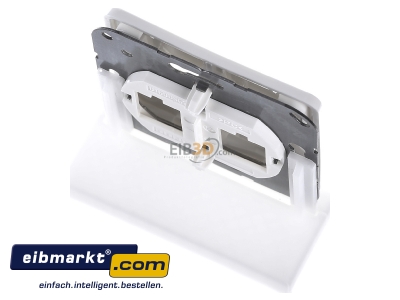 Ansicht oben hinten Jung CD 569-25 WE WW Abdeckung Schriftfeld aws f�r Mod.Jack Buchsen 