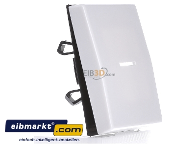 View on the left Jung AS 591 KO5 WW Cover plate for switch/push button white 
