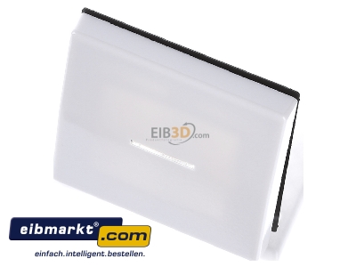 View up front Jung AS 591 KO5 WW Cover plate for switch/push button white 
