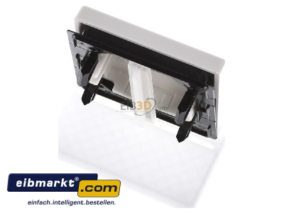 Ansicht oben hinten Jung AS 591 K Wippe Symbol KLINGEL ws f�r Taster 