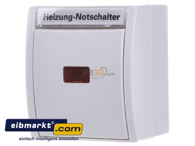 Frontansicht Busch-Jaeger 2601/6 SKWNH-54 Heizung-Notschalter 