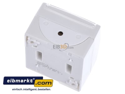 Top rear view Busch-Jaeger 2601/6 SKWNH-54 Two-way switch surface mounted white
