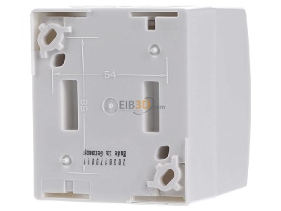 Back view Busch Jaeger 2733 SLW-54 Switch surface mounted white 
