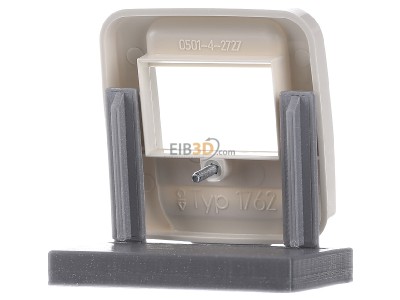 Ansicht hinten Busch Jaeger 1762-212-506 Zentralscheibe ws f.Telefonsteckd.TDO 