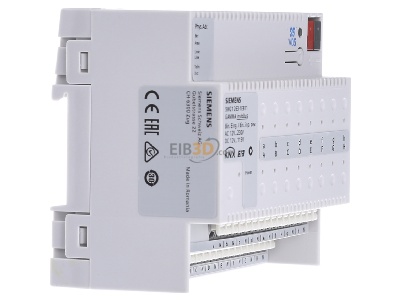 Ansicht links Siemens Indus.Sector 5WG1263-1EB11 EIB, KNX Binreingang 16fach, 12-230V AC/DC, 