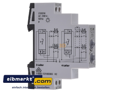View on the left Jung 1208 REG Staircase lighting timer 0,1...15min
