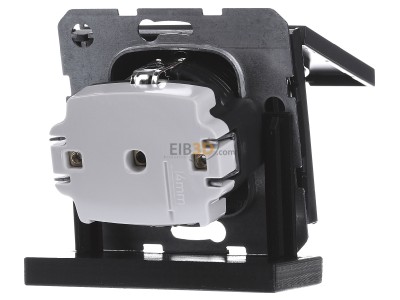 Ansicht hinten Berker 47517206 SCHUKO-Steckdose mit Klapp deckel K.1 anthrazit 