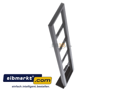 View top left Berker 13937006 Frame 5-gang anthracite 
