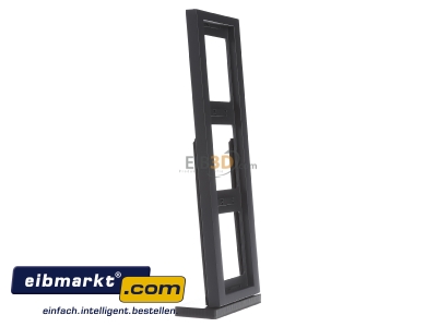 View on the left Berker 13737006 Frame 3-gang anthracite 
