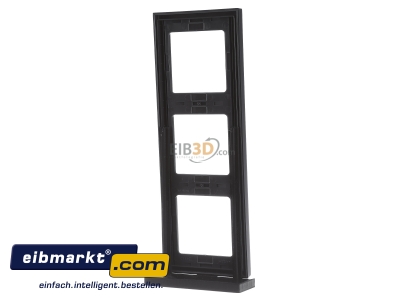 Ansicht hinten Berker 13737006 Rahmen K.1 3fach waagerec. anthrazit matt 