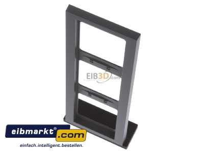 View up front Berker 13737006 Frame 3-gang anthracite 
